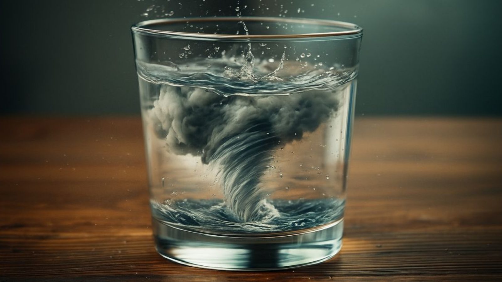 Ein Sturm im Wasserglas